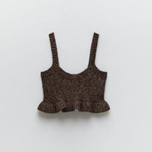 NWT Zara Knit Cropped Top